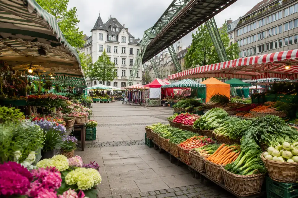Redaktionelles Symbolbild zu Barmer Wochenmarkt