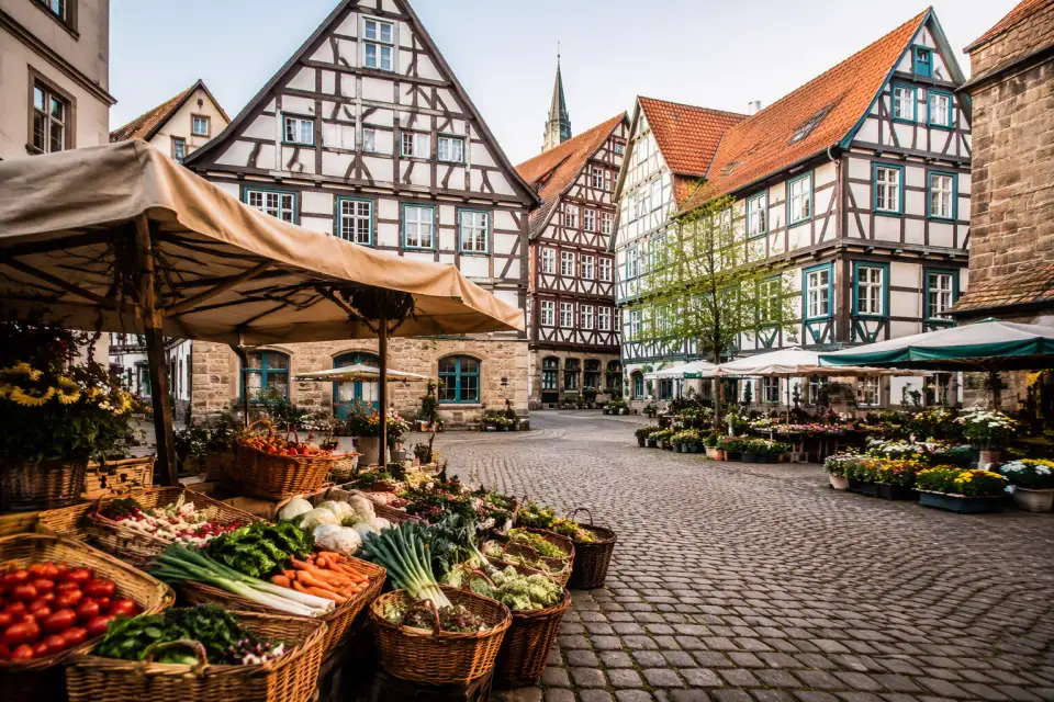 Redaktionelles Symbolbild zu Wochenmarkt Hann. Münden