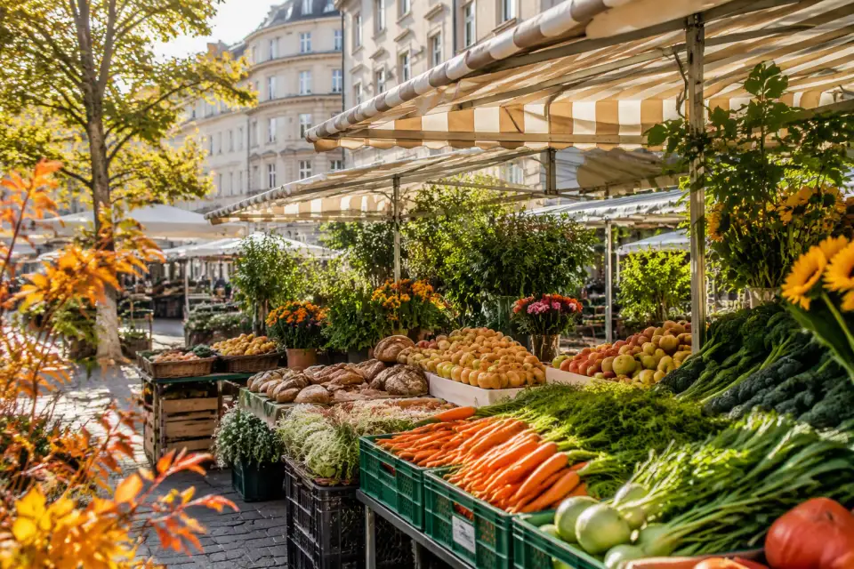 Redaktionelles Symbolbild zu Wochenmarkt Stuttgart-Ost